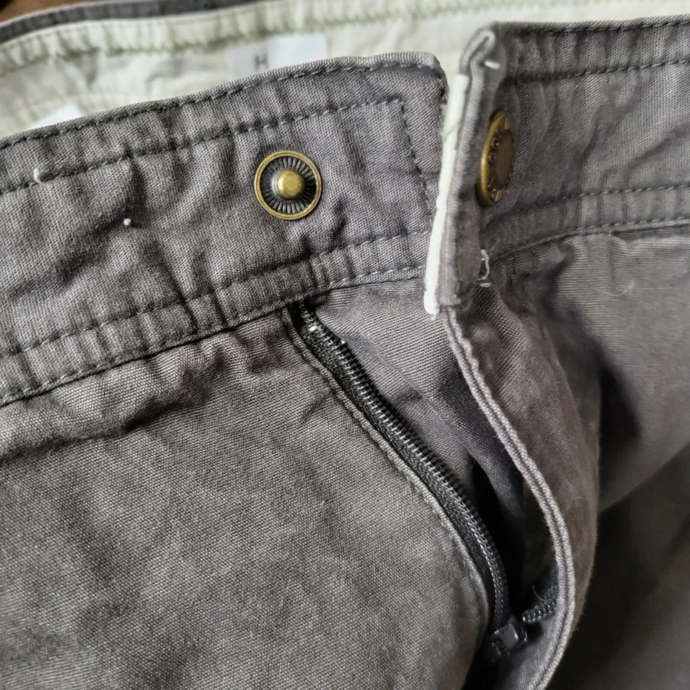 Columbia Men Pants 38 Brown Silver Ridge Cargo Casual READ